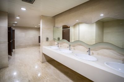 Modern Bathroom with Tech